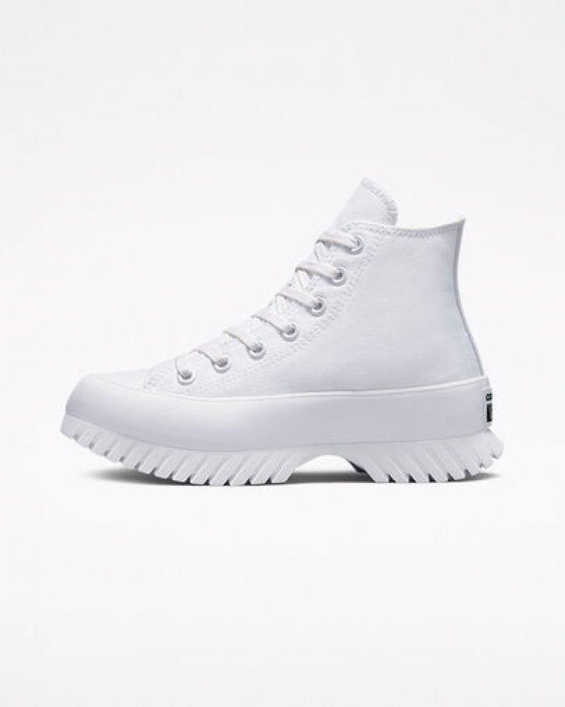 CONVERSE CHUCKTAYLOR ALL STAR "LUGGED WHITE HIGH TOPS" - Nikefreakz