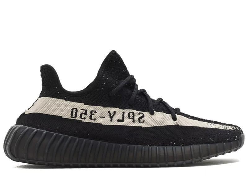 ADIDAS YEEZY BOOST 350 V2 CORE BLACK WHITE - Nikefreakz