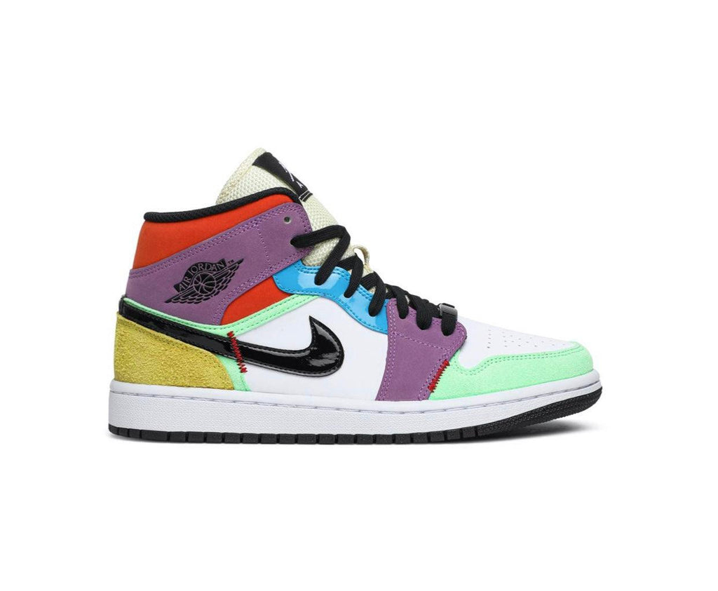 AIR JORDAN 1 MID SE MULTI-COLOR WOMENS - Nikefreakz