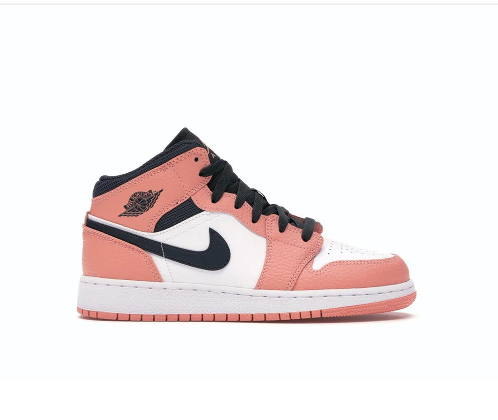 AIR JORDAN 1 MID PINK QUARTZ GS - Nikefreakz